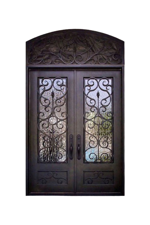 Bramble Double Iron Door – Artistic Blooming Design